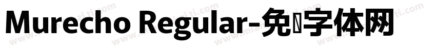 Murecho Regular字体转换